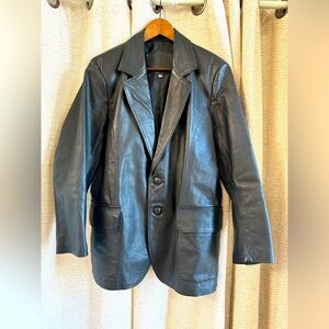 Banda Style Leather Jacket/Blazer